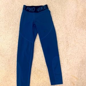 Dark Teal Nike Leggins